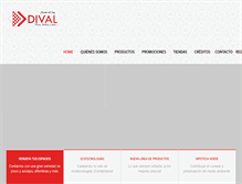 Tablet Screenshot of dival.mx